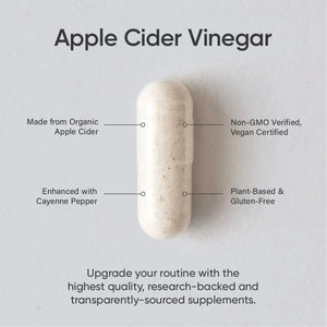 SPORTS RESEARCH - Sports Research Apple Cider Vinegar with Cayenne Pepper 120 Capsulas - The Red Vitamin MX - Suplementos Alimenticios - {{ shop.shopifyCountryName }}