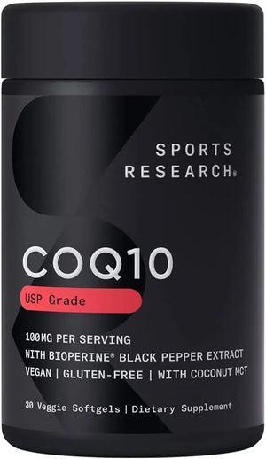 SPORTS RESEARCH - Sports Research CoQ10 100Mg. 30 Capsulas Blandas - The Red Vitamin MX - Suplementos Alimenticios - {{ shop.shopifyCountryName }}