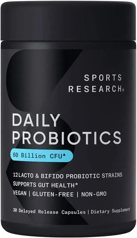 SPORTS RESEARCH - Sports Research Daily Probiotics with Prebiotics 30 Capsulas - The Red Vitamin MX - Suplementos Alimenticios - {{ shop.shopifyCountryName }}