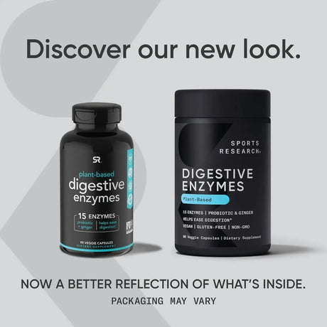SPORTS RESEARCH - Sports Research Digestive Enzymes with Probiotics & Ginger 90 Capsulas - The Red Vitamin MX - Suplementos Alimenticios - {{ shop.shopifyCountryName }}