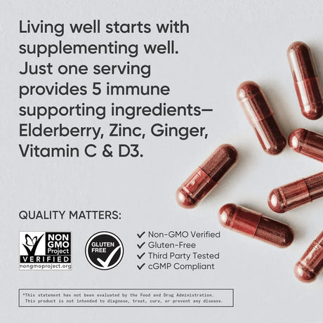 SPORTS RESEARCH - Sports Research Elderberry 60 Capsulas - The Red Vitamin MX - Suplementos Alimenticios - {{ shop.shopifyCountryName }}