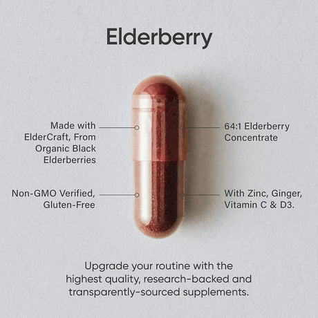 SPORTS RESEARCH - Sports Research Elderberry 60 Capsulas - The Red Vitamin MX - Suplementos Alimenticios - {{ shop.shopifyCountryName }}