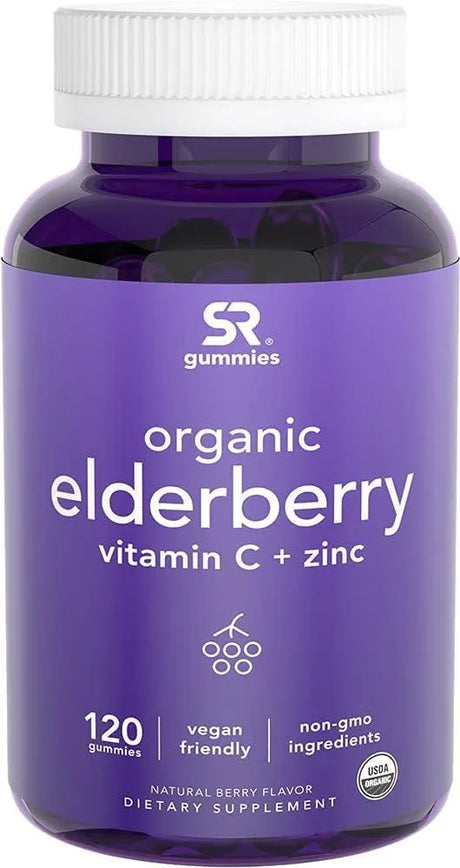 SPORTS RESEARCH - Sports Research Elderberry Gummies 120 Gomitas - The Red Vitamin MX - Suplementos Alimenticios - {{ shop.shopifyCountryName }}