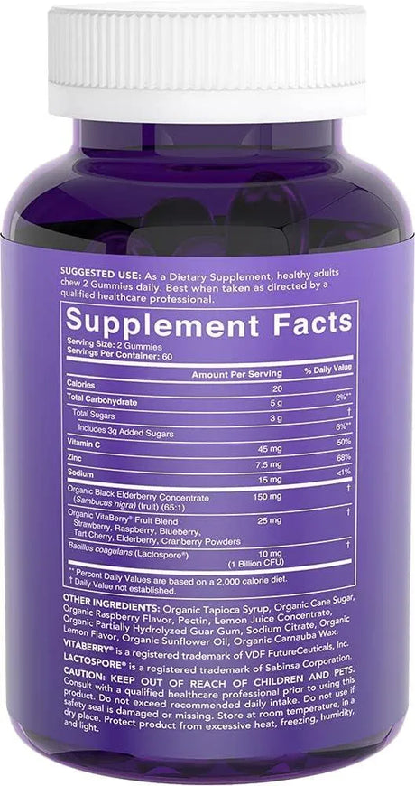 SPORTS RESEARCH - Sports Research Elderberry Gummies 120 Gomitas - The Red Vitamin MX - Suplementos Alimenticios - {{ shop.shopifyCountryName }}