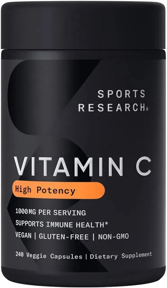 SPORTS RESEARCH - Sports Research High Potency Vitamin C 1000Mg. 240 Capsulas - The Red Vitamin MX - Suplementos Alimenticios - {{ shop.shopifyCountryName }}