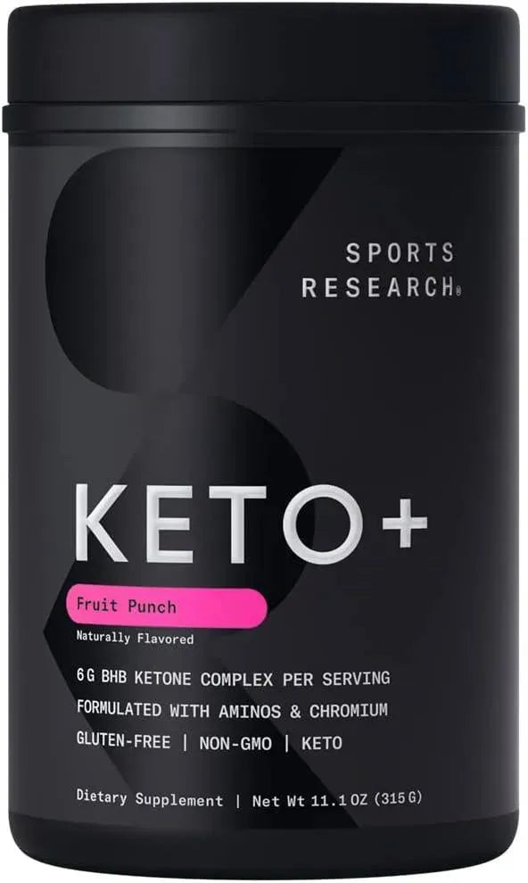 SPORTS RESEARCH - Sports Research Keto Plus Exogenous Ketones with goBHB 30 Servicios Fruit Punch 315Gr. - The Red Vitamin MX - Suplementos Alimenticios - {{ shop.shopifyCountryName }}