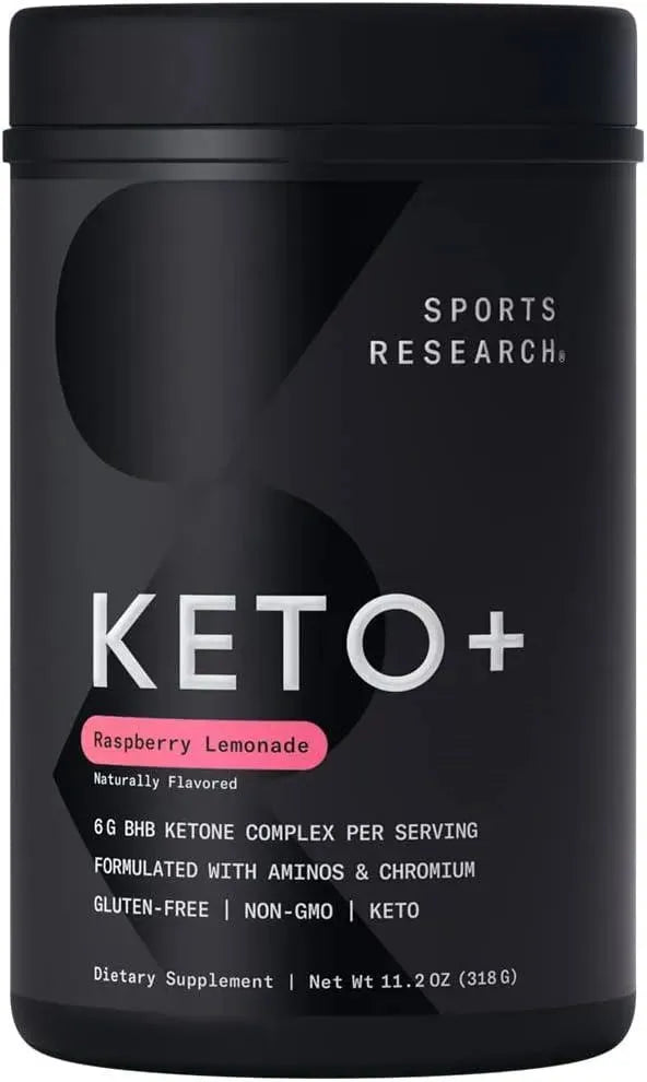 SPORTS RESEARCH - Sports Research Keto Plus Exogenous Ketones with goBHB 30 Servicios Raspberry Lemonade 318Gr. - The Red Vitamin MX - Suplementos Alimenticios - {{ shop.shopifyCountryName }}