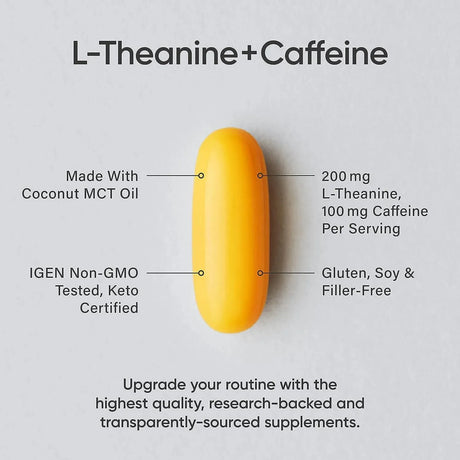 SPORTS RESEARCH - Sports Research L-Theanine with Caffeine & Coconut MCT Oil 60 Capsulas Blandas - The Red Vitamin MX - Suplementos Alimenticios - {{ shop.shopifyCountryName }}