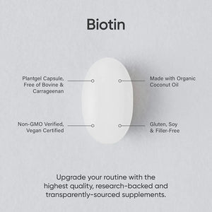 SPORTS RESEARCH - Sports Research Vegan Biotin 5000 mcg 120 Capsulas Blandas - The Red Vitamin MX - Suplementos Alimenticios - {{ shop.shopifyCountryName }}