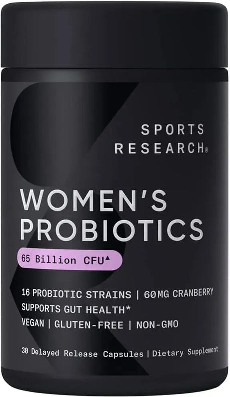 SPORTS RESEARCH - Sports Research Women's Probiotics with Prebiotics 30 Capsulas - The Red Vitamin MX - Suplementos Alimenticios - {{ shop.shopifyCountryName }}