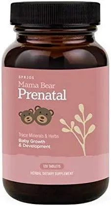 SPRIGS - Sprigs Mama Bear Prenatal Vitamins 120 Tabletas - The Red Vitamin MX - Suplementos Alimenticios - {{ shop.shopifyCountryName }}