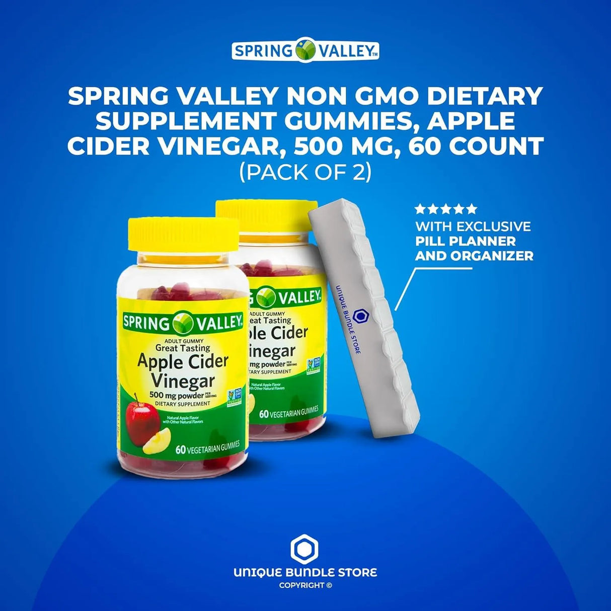 SPRING VALLEY - Spring Valley Apple Cider Vinegar Gummies 120 Gomitas - The Red Vitamin MX - Suplementos Alimenticios - {{ shop.shopifyCountryName }}