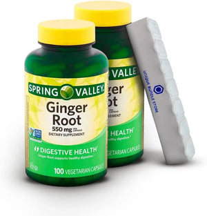 SPRING VALLEY - Spring Valley Ginger Root 550Mg. 100 Capsulas 2 Pack - The Red Vitamin MX - Suplementos Alimenticios - {{ shop.shopifyCountryName }}