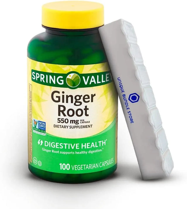 SPRING VALLEY - Spring Valley Ginger Root 550Mg. 100 Capsulas - The Red Vitamin MX - Suplementos Alimenticios - {{ shop.shopifyCountryName }}