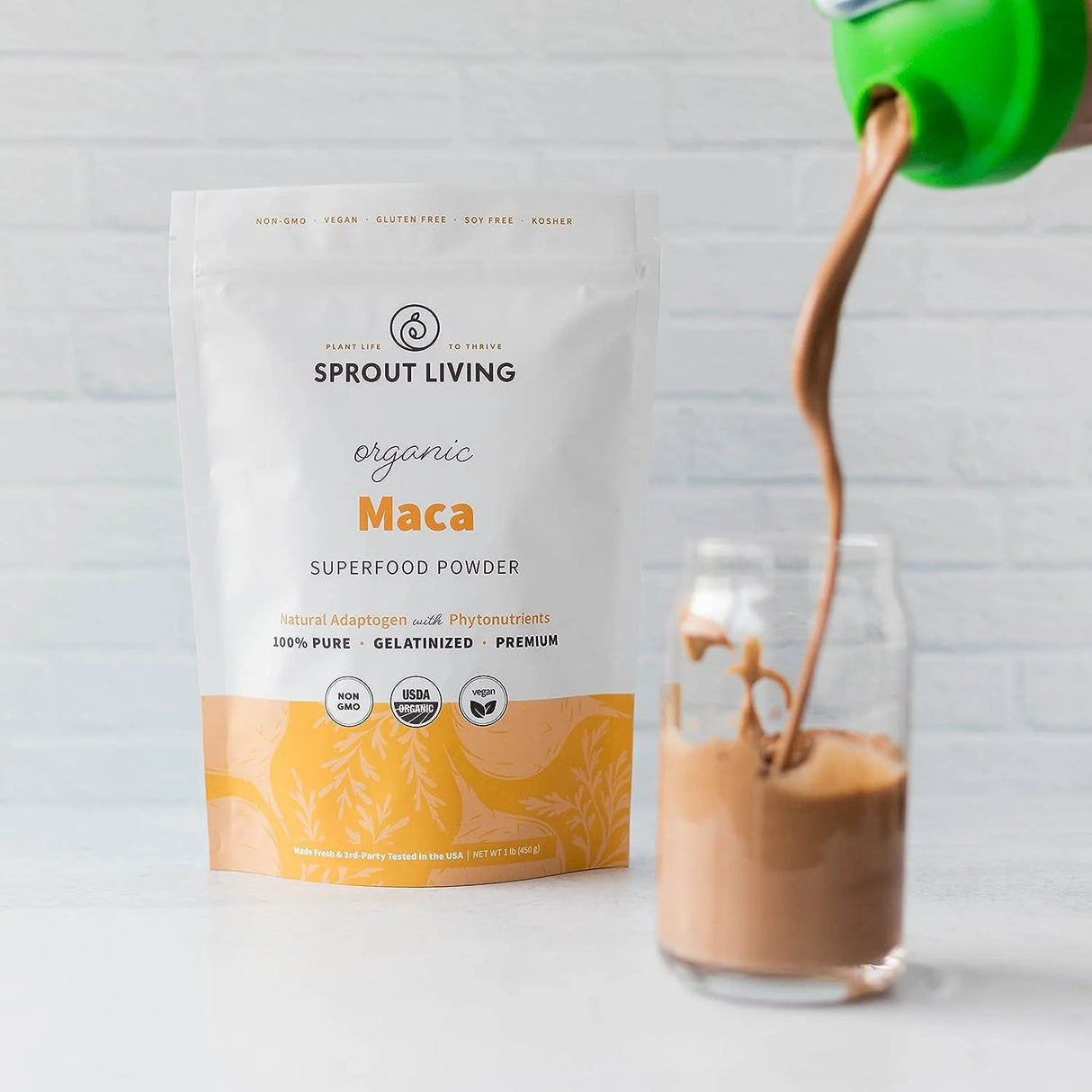 SPROUT LIVING - Sprout Living Organic Gelatinized Maca Root Powder 450Gr. - The Red Vitamin MX - Suplementos Alimenticios - {{ shop.shopifyCountryName }}