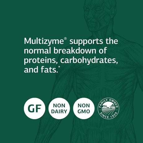 STANDARD PROCESS - Standard Process Multizyme Digestive Enzymes 150 Capsulas - The Red Vitamin MX - Suplementos Alimenticios - {{ shop.shopifyCountryName }}