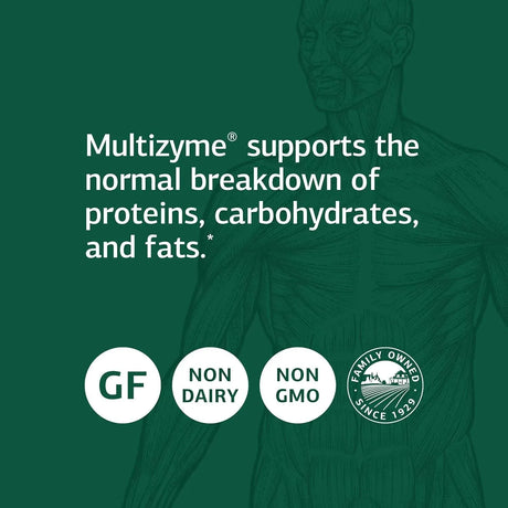 STANDARD PROCESS - Standard Process Multizyme Digestive Enzymes 90 Capsulas - The Red Vitamin MX - Suplementos Alimenticios - {{ shop.shopifyCountryName }}