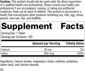 STANDARD PROCESS - Standard Process Prolamine Iodine 180 Tabletas - The Red Vitamin MX - Suplementos Alimenticios - {{ shop.shopifyCountryName }}