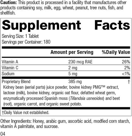 STANDARD PROCESS - Standard Process Renafood Whole Food Kidney Health 180 Tabletas - The Red Vitamin MX - Suplementos Alimenticios - {{ shop.shopifyCountryName }}