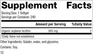 STANDARD PROCESS - Standard Process Soybean Lecithin 240 Capsulas Blandas - The Red Vitamin MX - Suplementos Alimenticios - {{ shop.shopifyCountryName }}