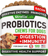 STRELLALAB - StrellaLab Pet Probiotics for Dogs & Digestive Enzymes Bacon Flavor 120 Masticables - The Red Vitamin MX - Probióticos Para Perros - {{ shop.shopifyCountryName }}