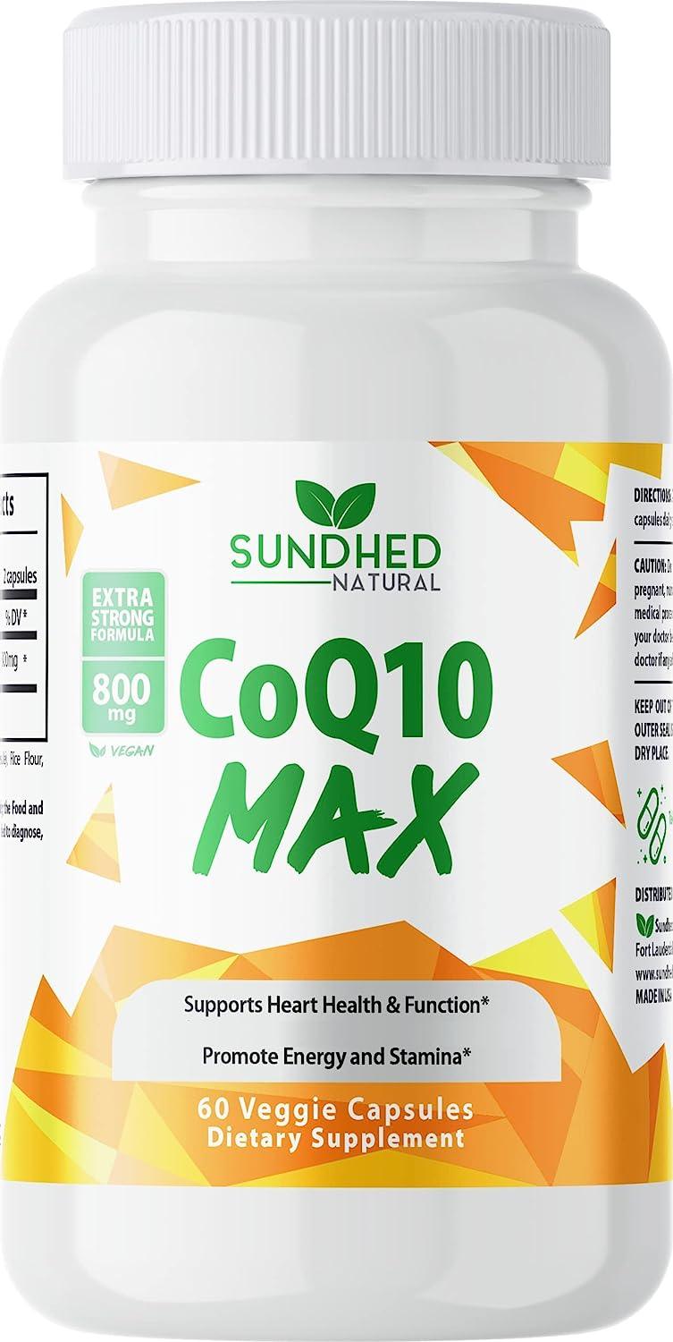 SUNDHED - Sundhed Natural CoQ10 800Mg. 60 Capsulas - The Red Vitamin MX - Suplementos Alimenticios - {{ shop.shopifyCountryName }}