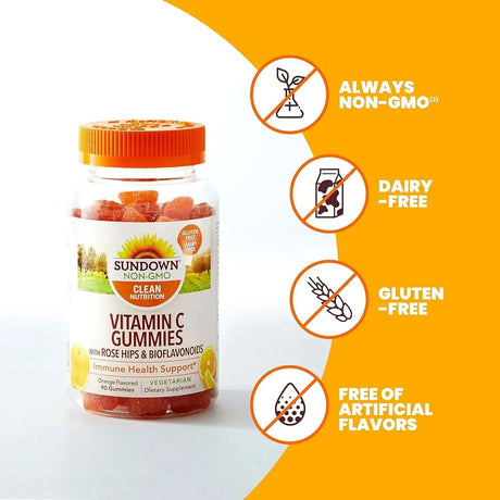SUNDOWN - Nature's Bounty Sundown Vitamin C Gummies 90 Gomitas - The Red Vitamin MX - Suplementos Alimenticios - {{ shop.shopifyCountryName }}