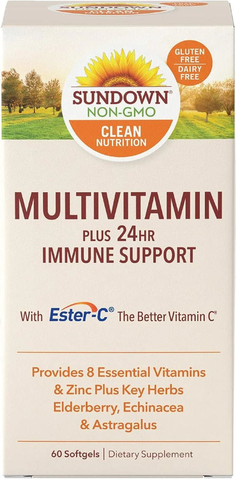 SUNDOWN - Sundown Multivitamin Plus 24Hr Immune Support 60 Capsulas Blandas - The Red Vitamin MX - Suplementos Alimenticios - {{ shop.shopifyCountryName }}