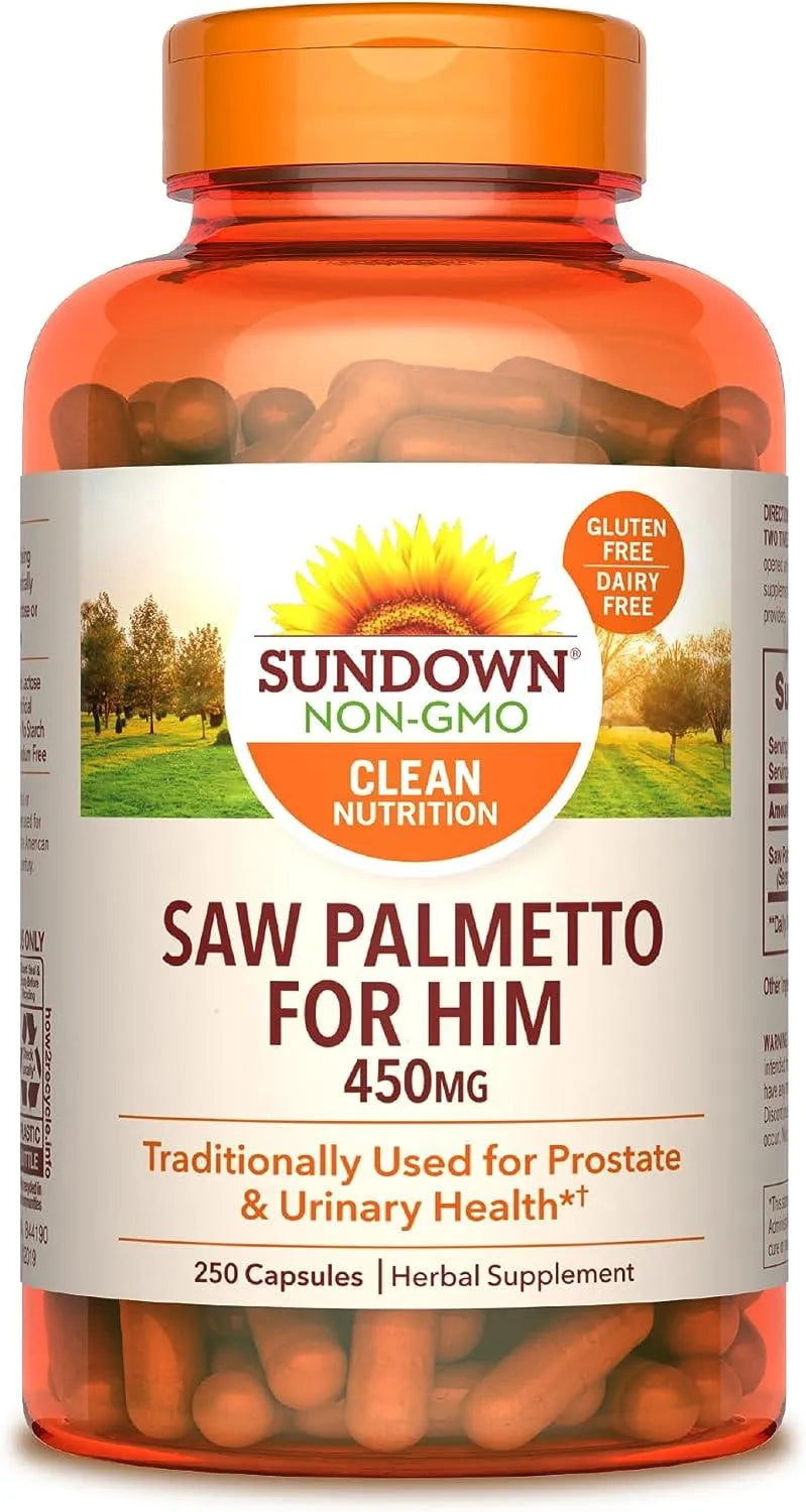 SUNDOWN - Sundown Saw Palmetto Supplement 450Mg. 250 Capsulas - The Red Vitamin MX - Suplementos Alimenticios - {{ shop.shopifyCountryName }}