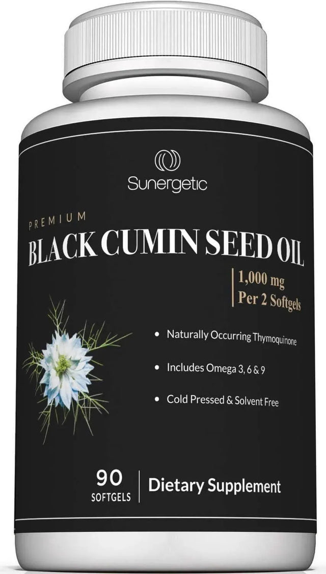 SUNERGETIC - Sunergetic Premium Black Cumin Seed Oil 1000Mg. 90 Capsulas Blandas - The Red Vitamin MX - Suplementos Alimenticios - {{ shop.shopifyCountryName }}