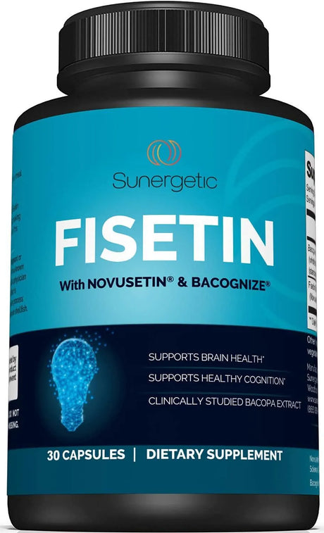 SUNERGETIC - Sunergetic Premium Fisetin 125Mg. 30 Capsulas - The Red Vitamin MX - Suplementos Alimenticios - {{ shop.shopifyCountryName }}