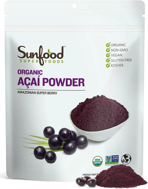 SUNFOOD - Sunfood Acai Powder 4oz. - The Red Vitamin MX - Suplementos Alimenticios - {{ shop.shopifyCountryName }}