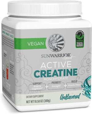 SUNWARRIOR - Sunwarrior Creatine Monohydrate Powder 60 Servicios 300Gr. - The Red Vitamin MX - Suplementos Alimenticios - {{ shop.shopifyCountryName }}