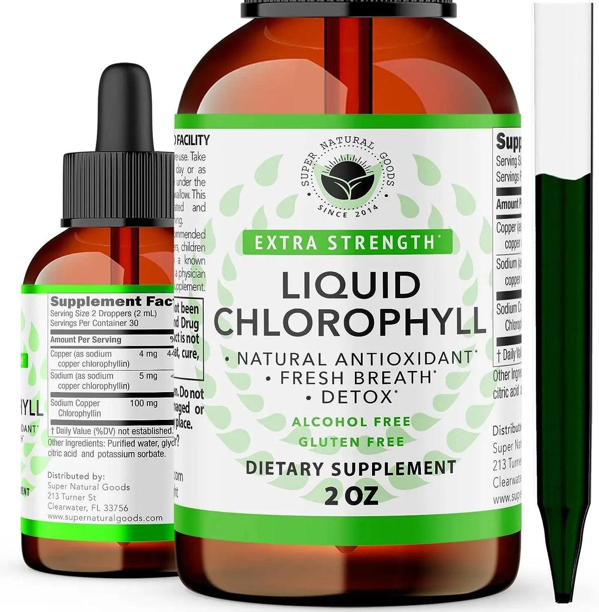 SUPER NATURAL GOODS - Super Natural Goods Chlorophyll Liquid Drops 2 Fl.Oz. - The Red Vitamin MX - Suplementos Alimenticios - {{ shop.shopifyCountryName }}