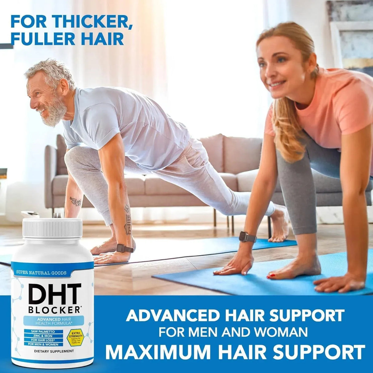 SUPER NATURAL GOODS - Super Natural Goods DHT Blocker Hair Growth 120 Capsulas - The Red Vitamin MX - Suplementos Alimenticios - {{ shop.shopifyCountryName }}