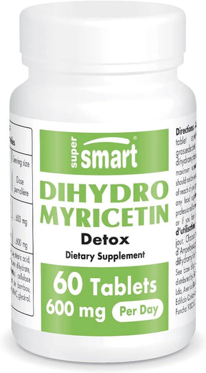 SUPER SMART - Supersmart Dihydromyricetin 600Mg. 60 Tabletas - The Red Vitamin MX - Suplementos Alimenticios - {{ shop.shopifyCountryName }}