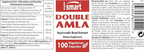 SUPER SMART - Supersmart Double AMLA 100 Capsulas - The Red Vitamin MX - Suplementos Alimenticios - {{ shop.shopifyCountryName }}