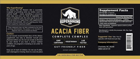 SUPERDOSING - SuperDosing Organic Acacia Senegal Fiber 300 Capsulas - The Red Vitamin MX - Suplementos Alimenticios - {{ shop.shopifyCountryName }}