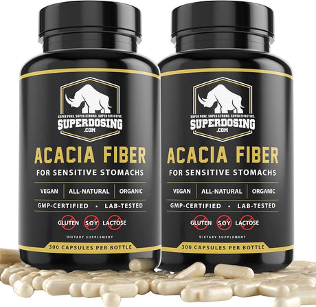 SUPERDOSING - SuperDosing Organic Acacia Senegal Fiber 600 Capsulas - The Red Vitamin MX - Suplementos Alimenticios - {{ shop.shopifyCountryName }}