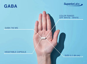 SUPERIOR LABS - Superior Labs GABA 750Mg. 100 Capsulas - The Red Vitamin MX - Suplementos Alimenticios - {{ shop.shopifyCountryName }}