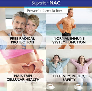 SUPERIOR LABS - Superior Labs NAC N-Acetyl Cysteine 1200Mg. 150 Capsulas - The Red Vitamin MX - Suplementos Alimenticios - {{ shop.shopifyCountryName }}