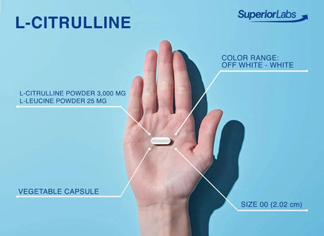 SUPERIOR LABS - Superior Labs Pure L-Citrulline 150 Capsulas - The Red Vitamin MX - Suplementos Alimenticios - {{ shop.shopifyCountryName }}