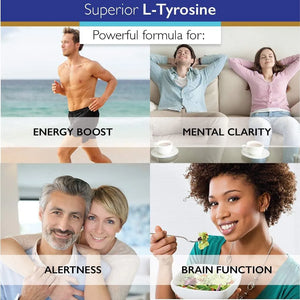 SUPERIOR LABS - Superior Labs Pure Natural L-Tyrosine 500Mg. 120 Capsulas - The Red Vitamin MX - Suplementos Alimenticios - {{ shop.shopifyCountryName }}