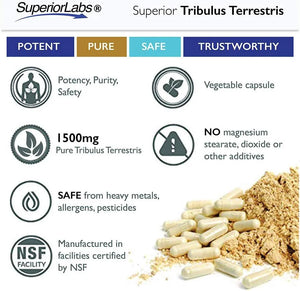 SUPERIOR LABS - Superior Labs Tribulus Terrestris 180 Capsulas - The Red Vitamin MX - Suplementos Alimenticios - {{ shop.shopifyCountryName }}