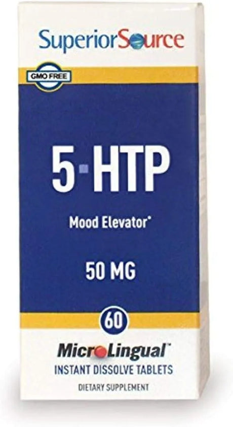 SUPERIOR SOURCE - Superior Source 5-HTP Nutritional Supplements 50Mg. 60 Tabletas - The Red Vitamin MX - Suplementos Alimenticios - {{ shop.shopifyCountryName }}