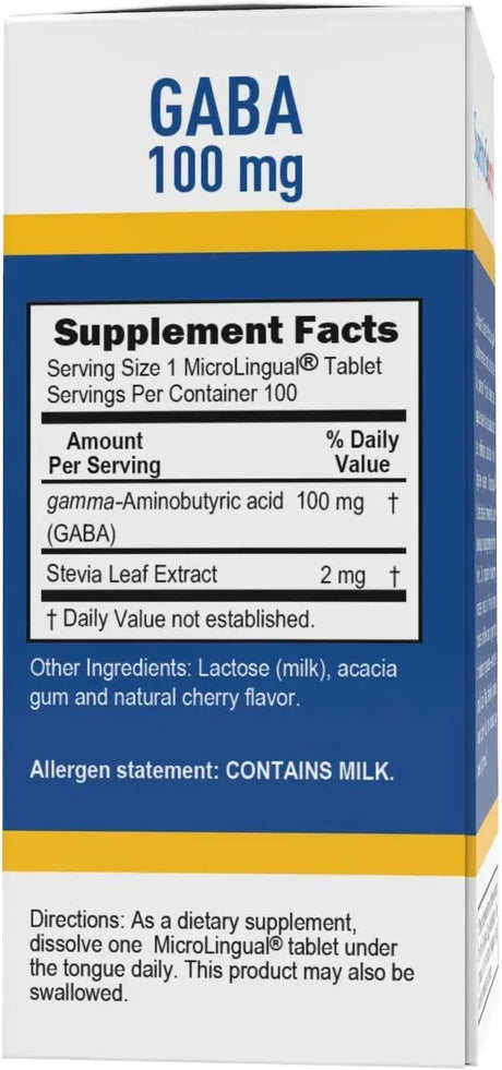 SUPERIOR SOURCE - Superior Source GABA 100Mg. 100 Tabletas Sublinguales - The Red Vitamin MX - Suplementos Alimenticios - {{ shop.shopifyCountryName }}