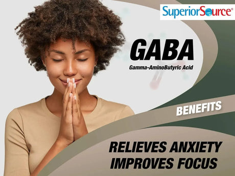 SUPERIOR SOURCE - Superior Source GABA 100Mg. 100 Tabletas Sublinguales - The Red Vitamin MX - Suplementos Alimenticios - {{ shop.shopifyCountryName }}