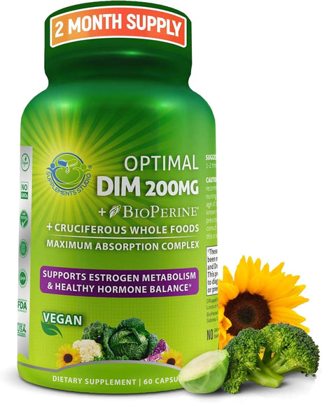 SUPPLEMENTS STUDIO - Supplements Studio Optimal DIM 200Mg. 60 Capsulas - The Red Vitamin MX - Suplementos Alimenticios - {{ shop.shopifyCountryName }}