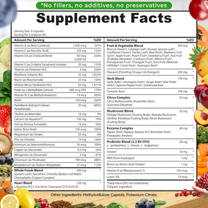 SUPPLEMENTS STUDIO - Supplements Studio Vegan Whole Food Multivitamin with Iron 180 Capsulas - The Red Vitamin MX - Suplementos Alimenticios - {{ shop.shopifyCountryName }}