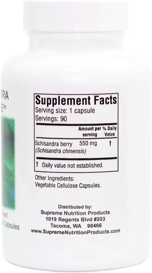 SUPREME NUTRITION - Supreme Nutrition Schisandra Supreme 550Mg. 90 Capsulas 2 Pack - The Red Vitamin MX - Suplementos Alimenticios - {{ shop.shopifyCountryName }}